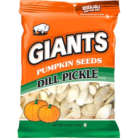Giant Snack Giants Pumpkin Seed Dill 5.15 oz., PK12 22600